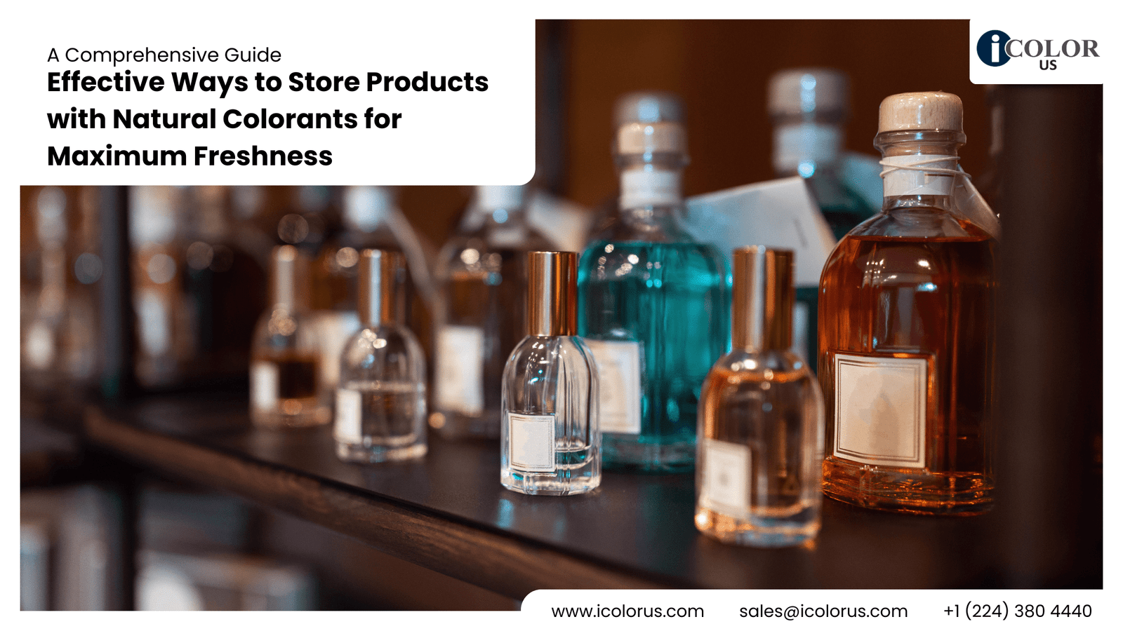 Store Products with Natural Colorants